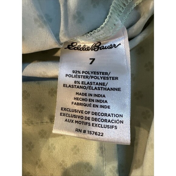 Eddie Bauer Boys Short Sleeve Collared Button Up Shirt Size 7 - Picture 3 of 8